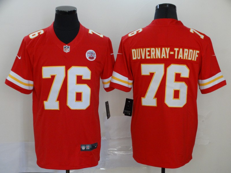 Men's Kansas City Chiefs Laurent Duvernay-Tardif #76 Red Jersey